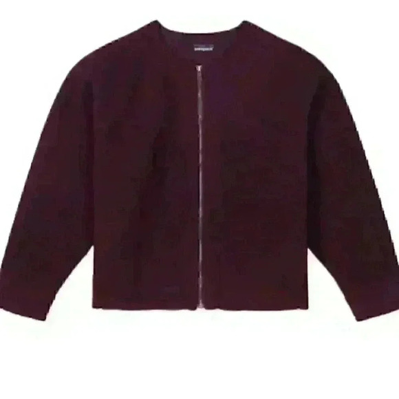 PATAGONIA Purple Sweater Full Zip Fleece Jacket Medium